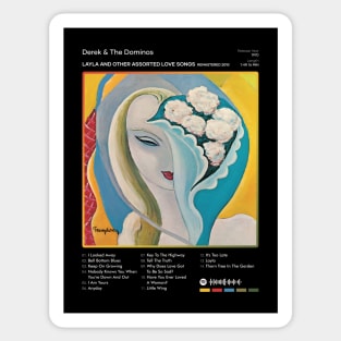 Derek & The Dominos - Layla And Other Assorted Love Songs Tracklist Album Sticker